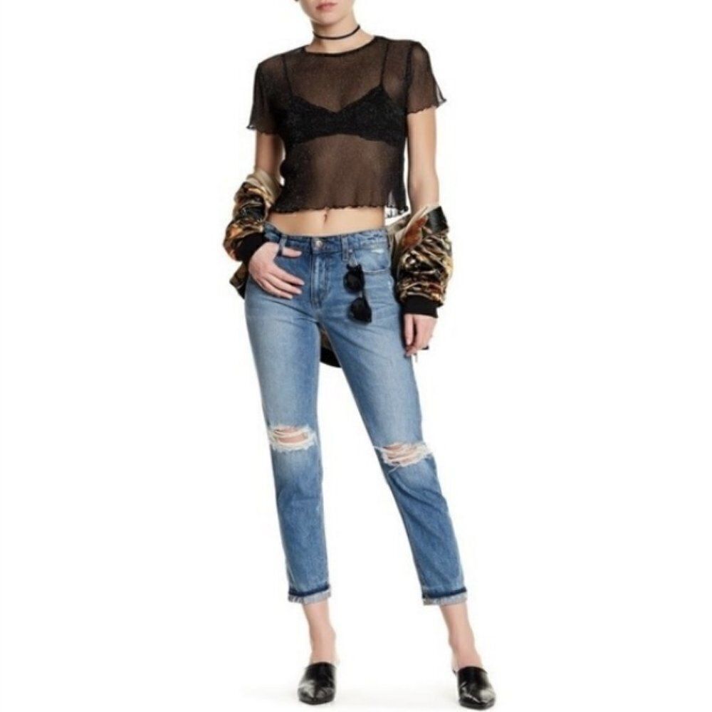 JOE’S JEANS The Ex-Lover Boyfriend Ankle Jeans Straight Skinny Distressed 30 NWT
